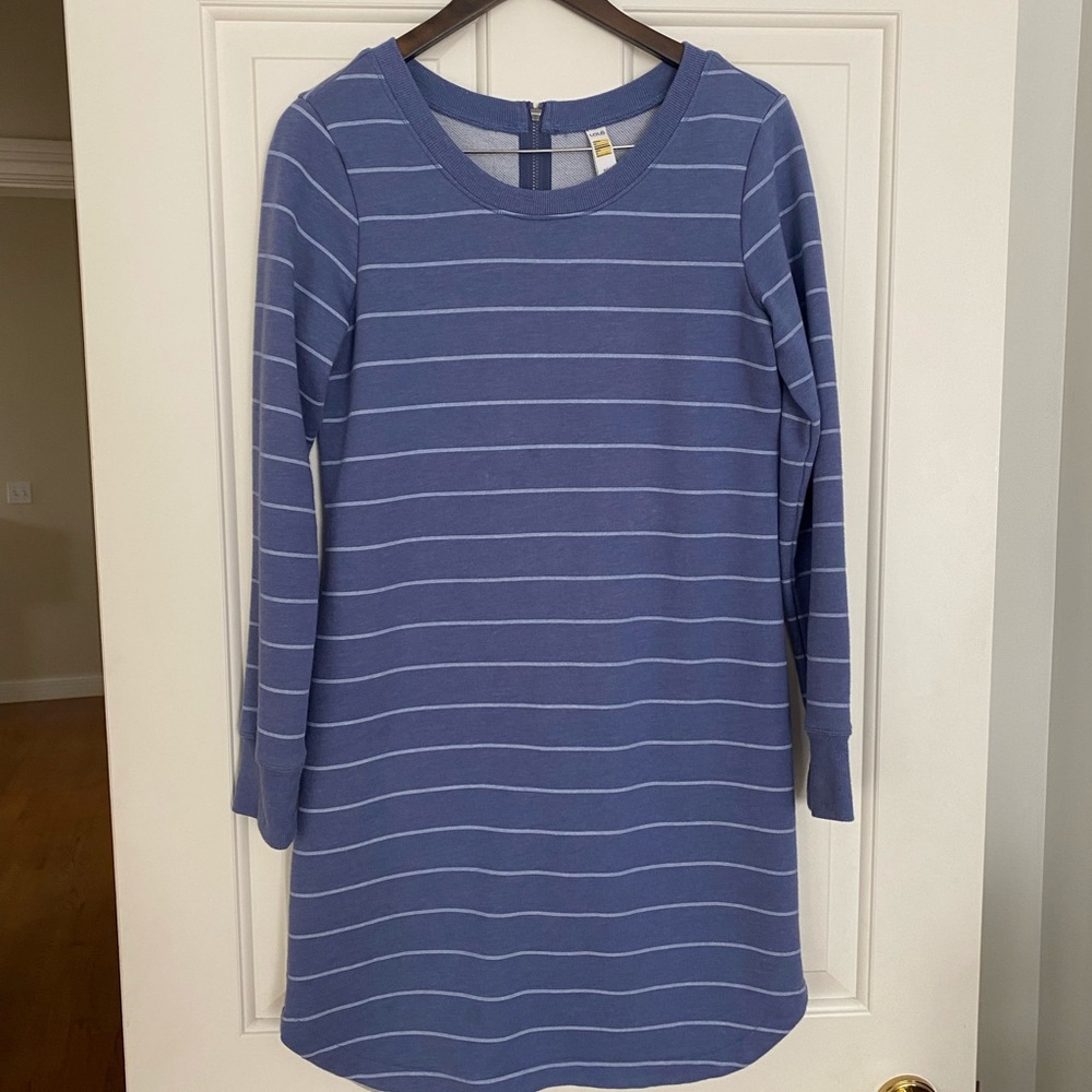 Lolë long sleeve sweatshirt dress